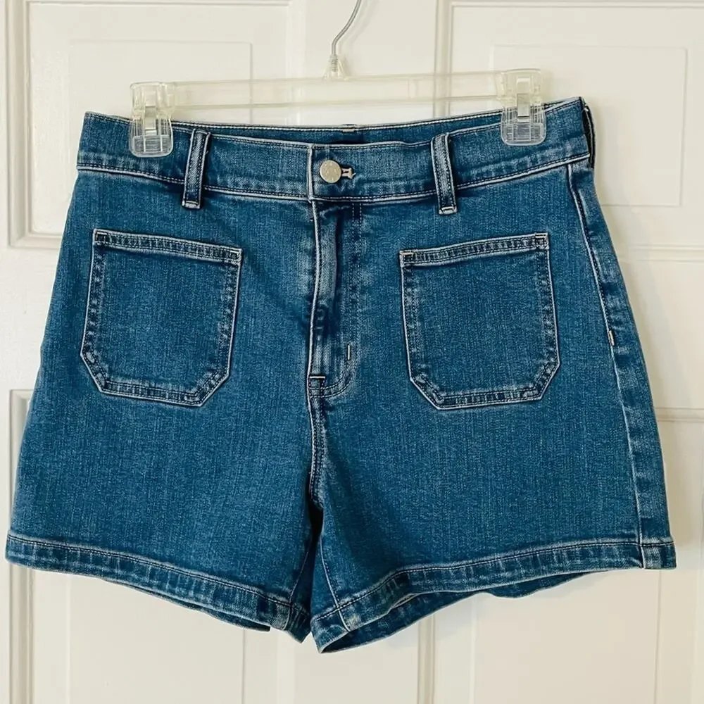 J Crew Patch Pocket Jean Shorts